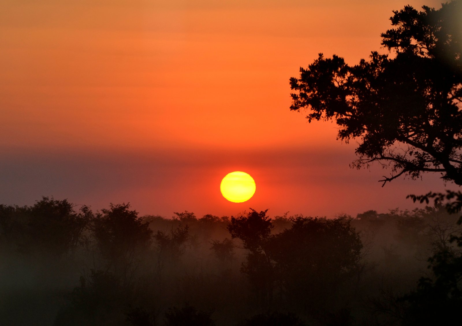 Dusty sunset