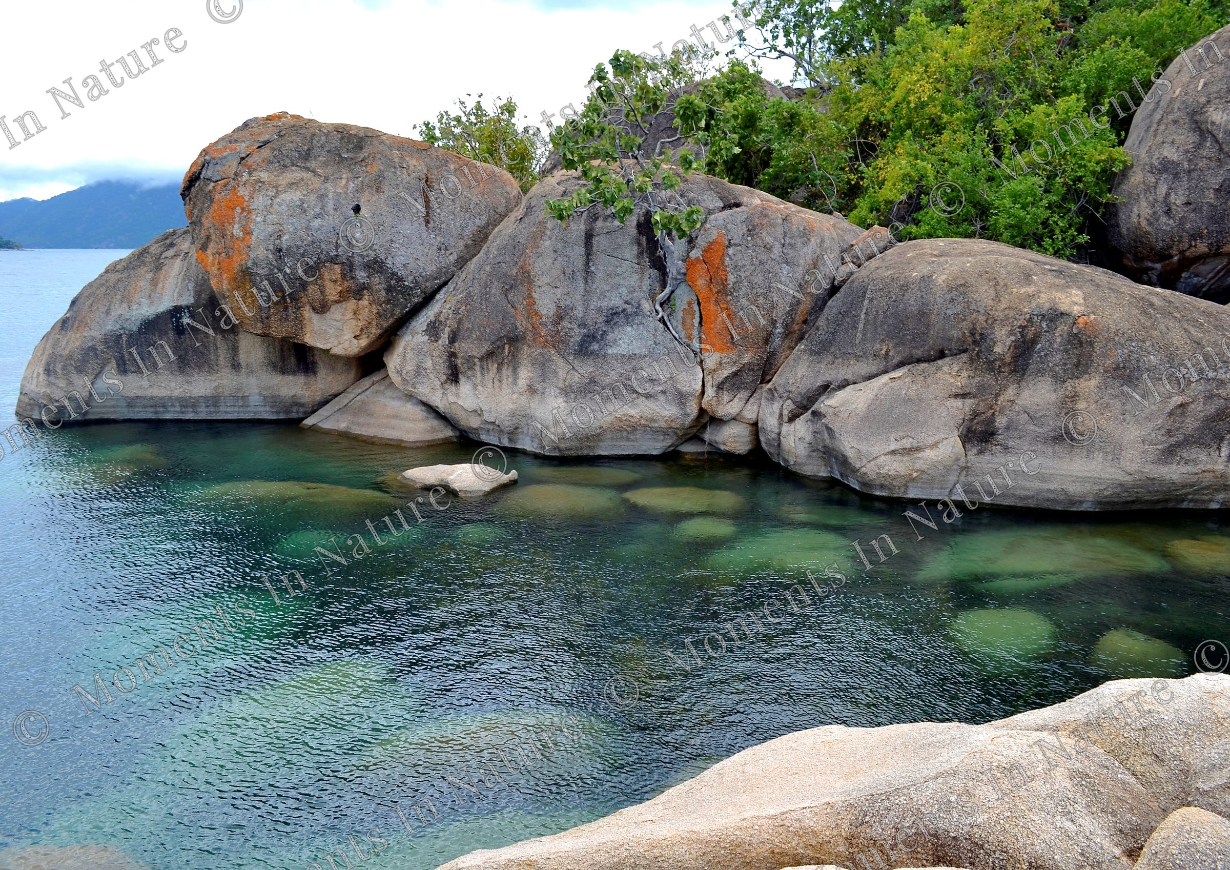 Rocky lakeside